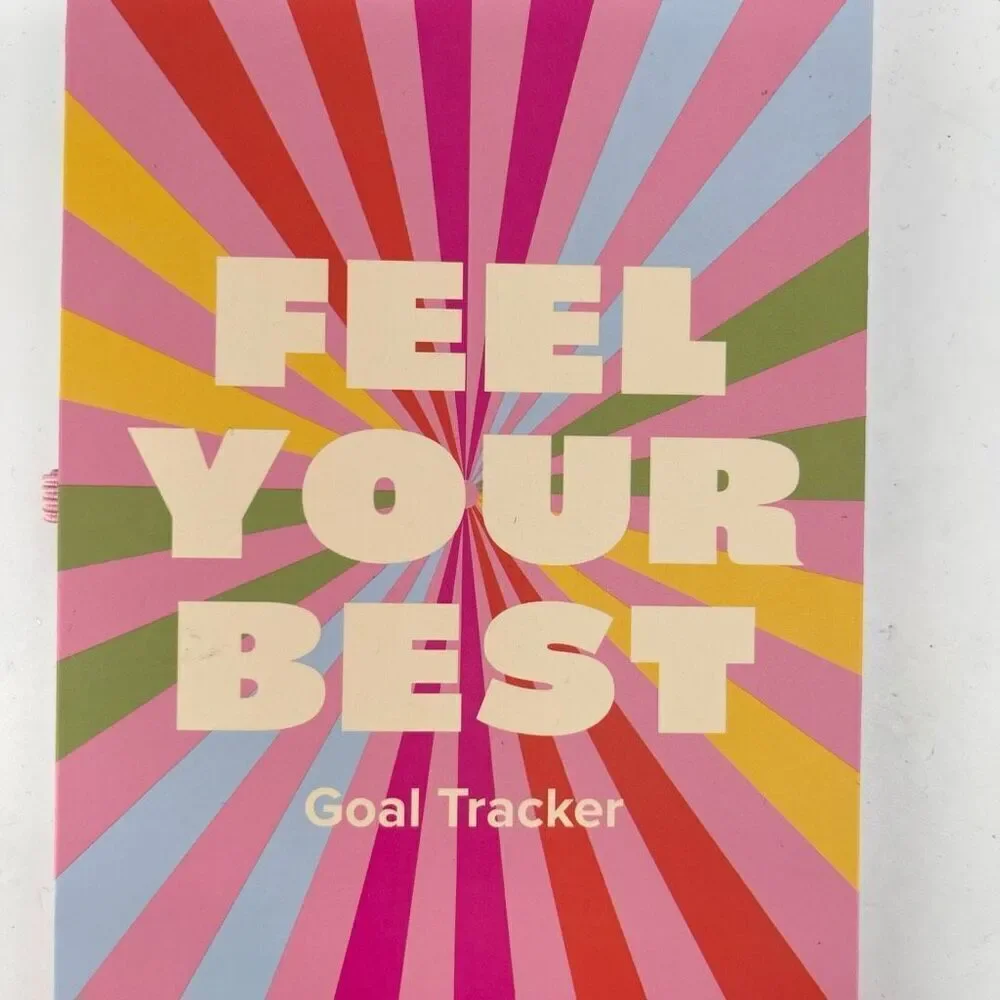 ban.do Good Intentions Goal & Habit Tracker Notepad – 80 Pages, Pink, NWT